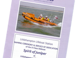 Naming brochure for Spirit of Juniper