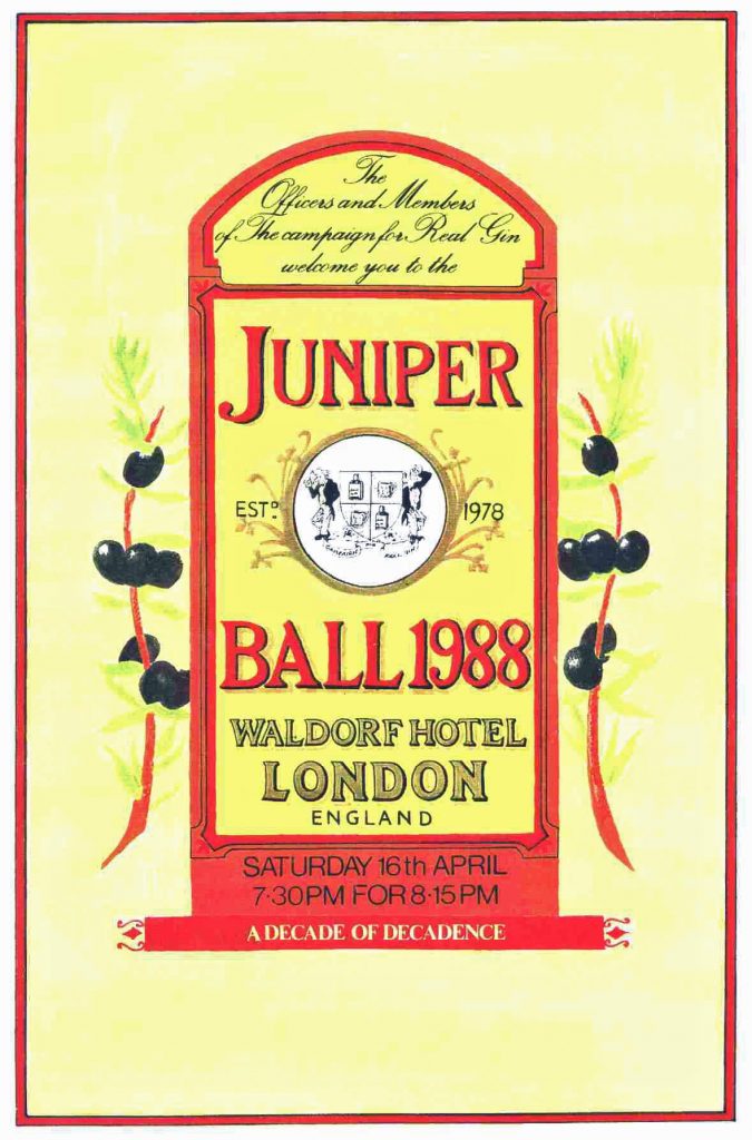 Juniper Ball 1988 programme