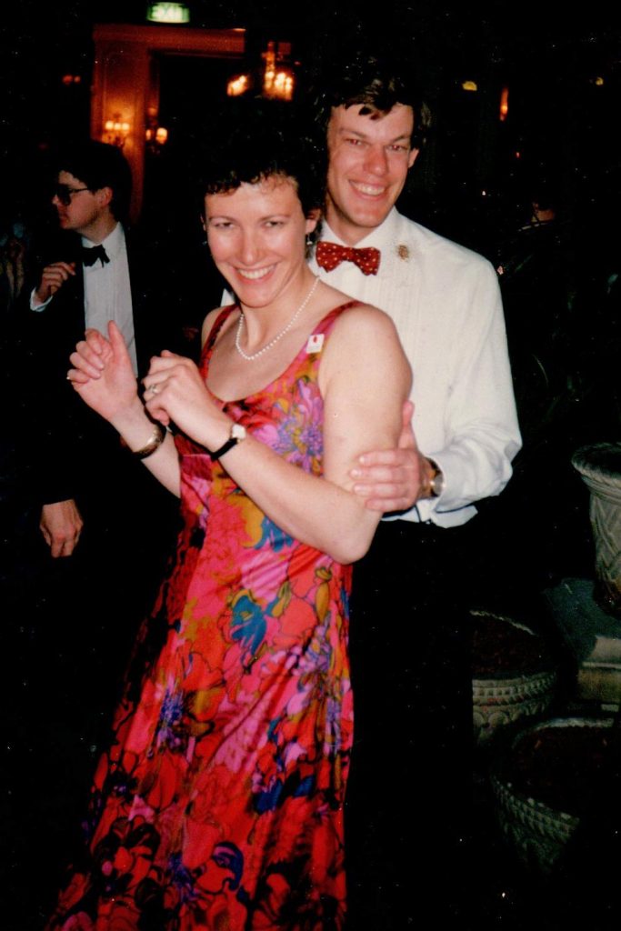 Anne and Stephen Marriott at Campaign for Real Gin Juniper Ball 1988