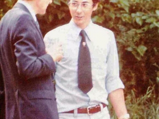 Marvin Faure at 1980 Campaign for Real Gin Garden Party