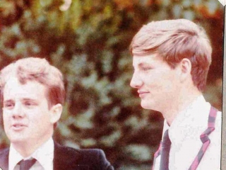 Robert Purdy and James Partridge at 1980 Campaign for Real Gin Garden Party