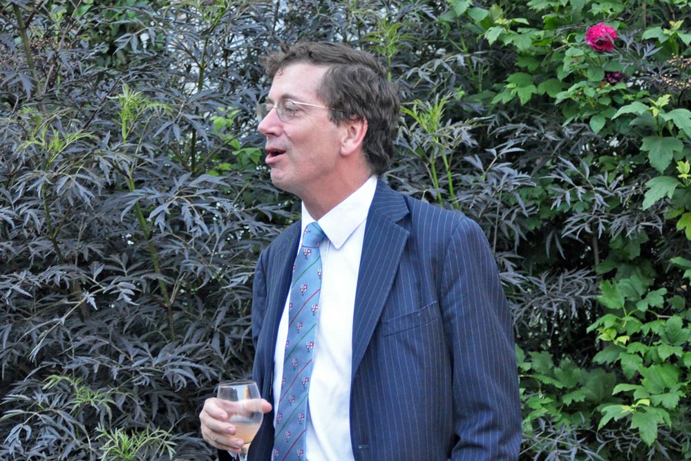 Oliver Wise at 2018 CRG Garden Party