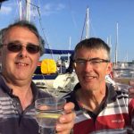 Nick and Dave Ellis celebrate World Gin Day in Falmouth