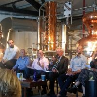 panel at Haymans Fake Gin discussion
