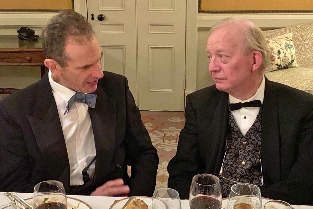 Dick Cawley and Alex Hunt, Campaign for Real Gin annual dinner 2018