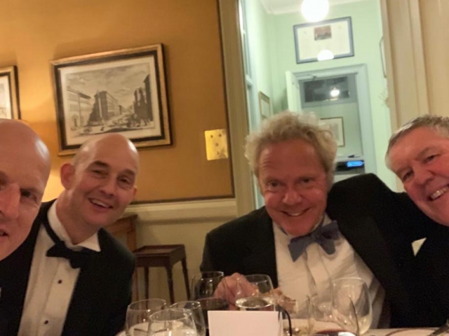 Magnus Erikssen John Jeyes Tim Smee Maertin Unsworth Campaign for Real Gin annual dinner 2018