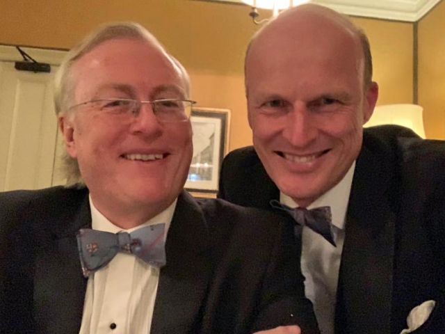 Robert Gibson and Magnus Erikssen, Campaign for Real Gin annual dinner 2018