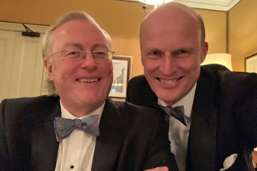 Robert Gibson and Magnus Erikssen, Campaign for Real Gin annual dinner 2018
