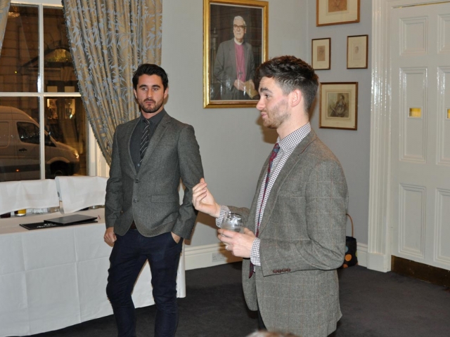 James Mowbray and Chris Bryant-Maxwell, tutors, Campaign for Real Gin tasting, Athenaeum Club November 2018