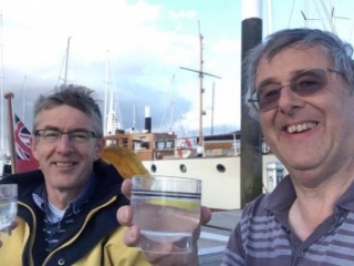 Nick and Dave Ellis on Roaring Forties gin World Gin Day 2019