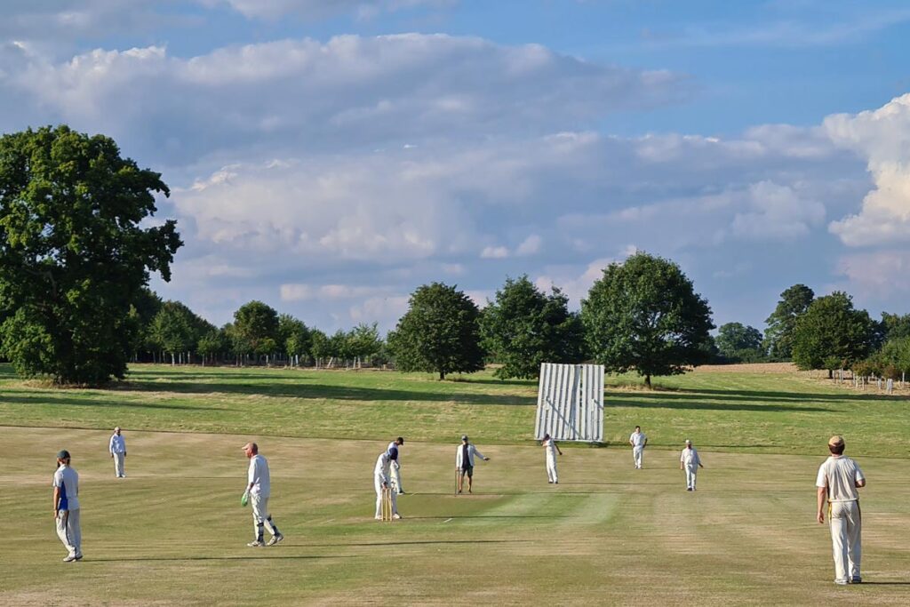 Cricket at The Mynde Much Dewchurch Helmes Vagabonds vs Campaign for Real Gin 2022